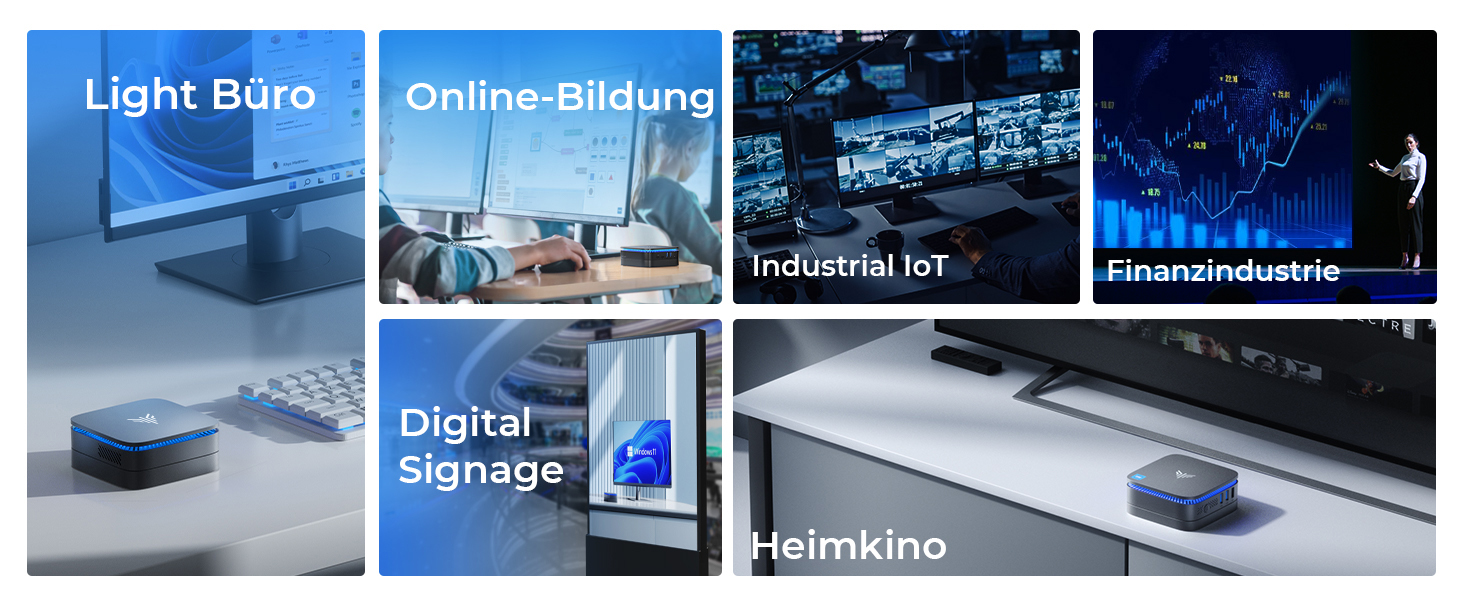 Mini-Computer für den Einsatz in mehreren Szenarien